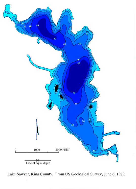 Lake Washington Depth Chart